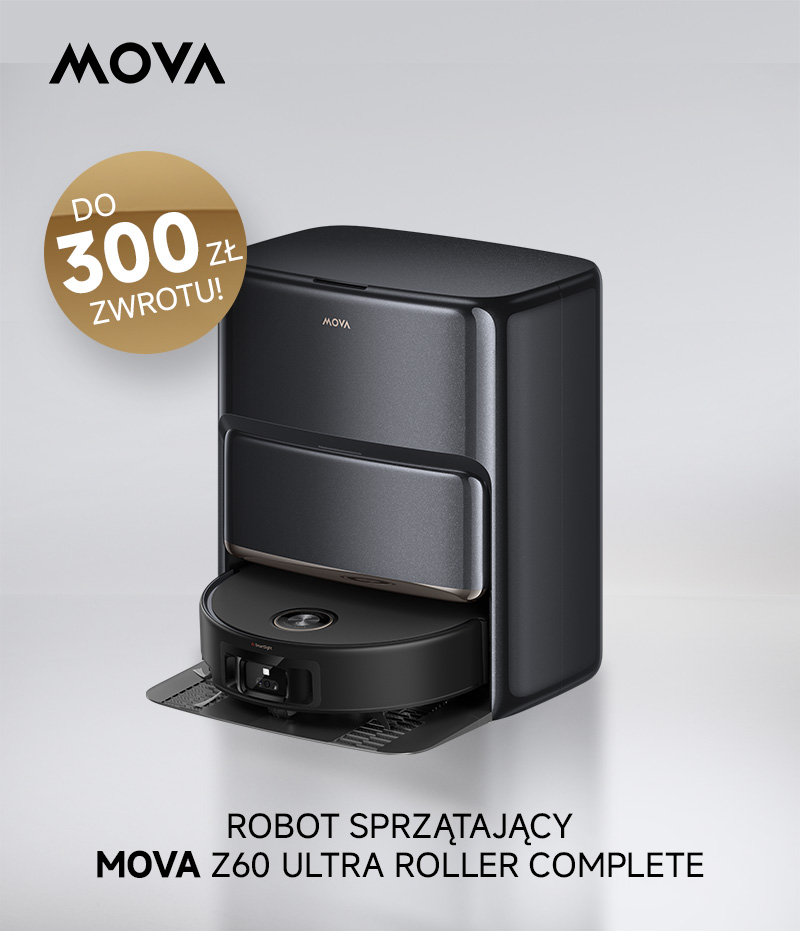 Robot sprzątający MOVA Z60 Ultra Roller Complete Czarny