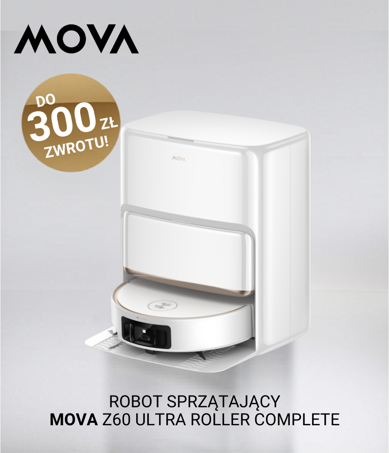 Robot sprzątający MOVA Z60 Ultra Roller Complete Biały