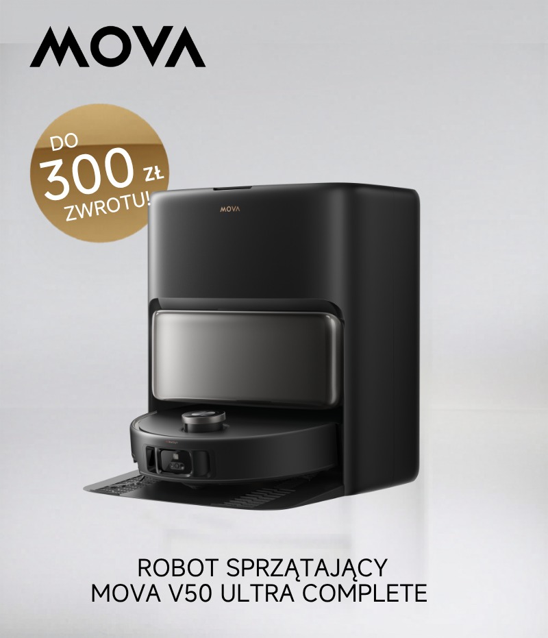 Robot sprzątający MOVA V50 Ultra Complete Czarny