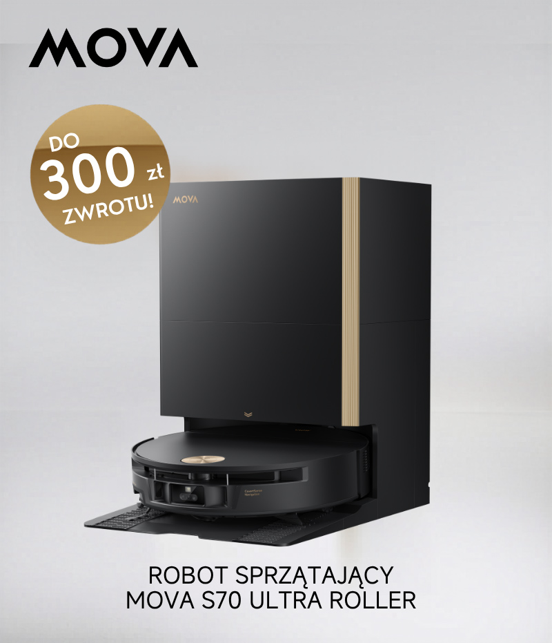 Robot sprzątający MOVA S70 Ultra Roller Czarny