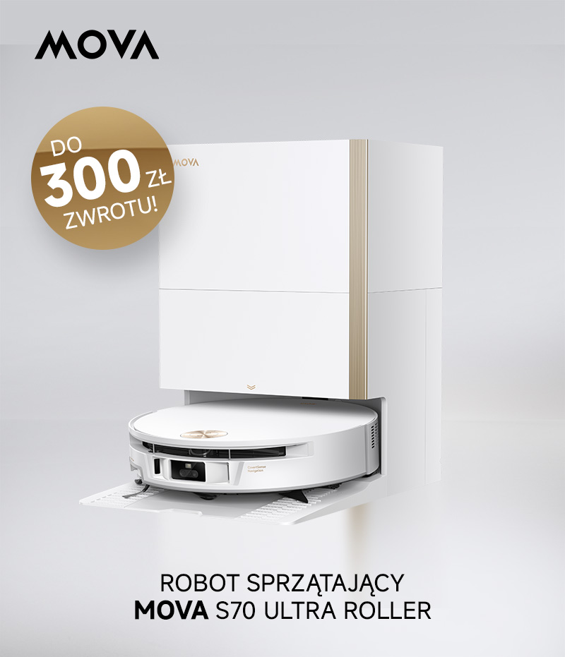 Robot sprzątający MOVA S70 Ultra Roller Biały